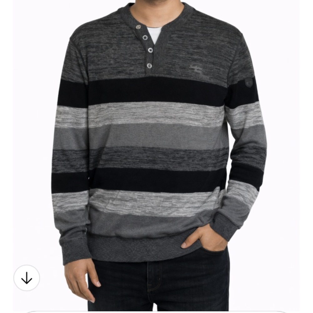 ❤️3 for 25! Point Zero Black label collection striped sweater